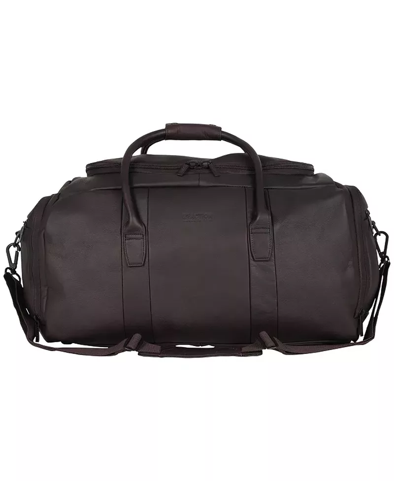 Colombian Leather 20" Single Compartment Top Load Travel Duffel Bag
